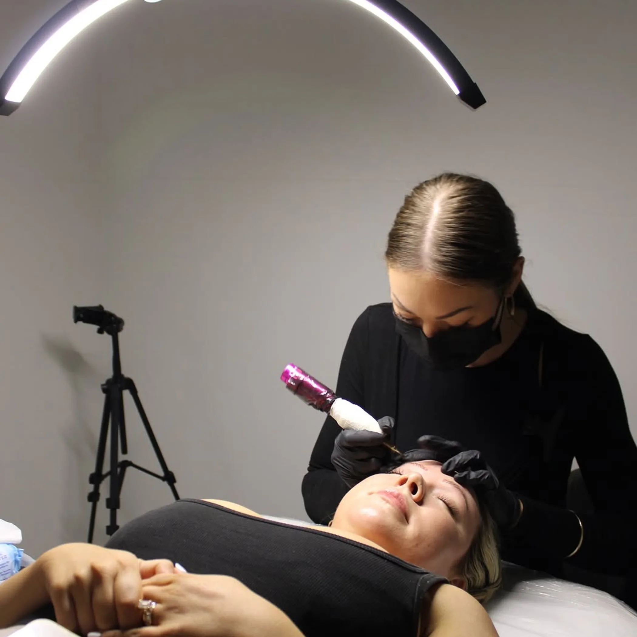 semi-permanent makeup natural brow enhancement